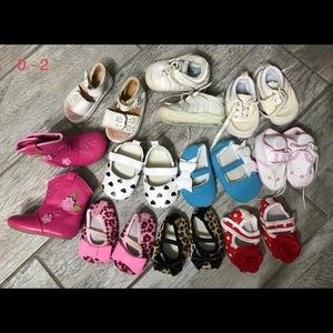 Baby Shoes 10 pair size 0-2